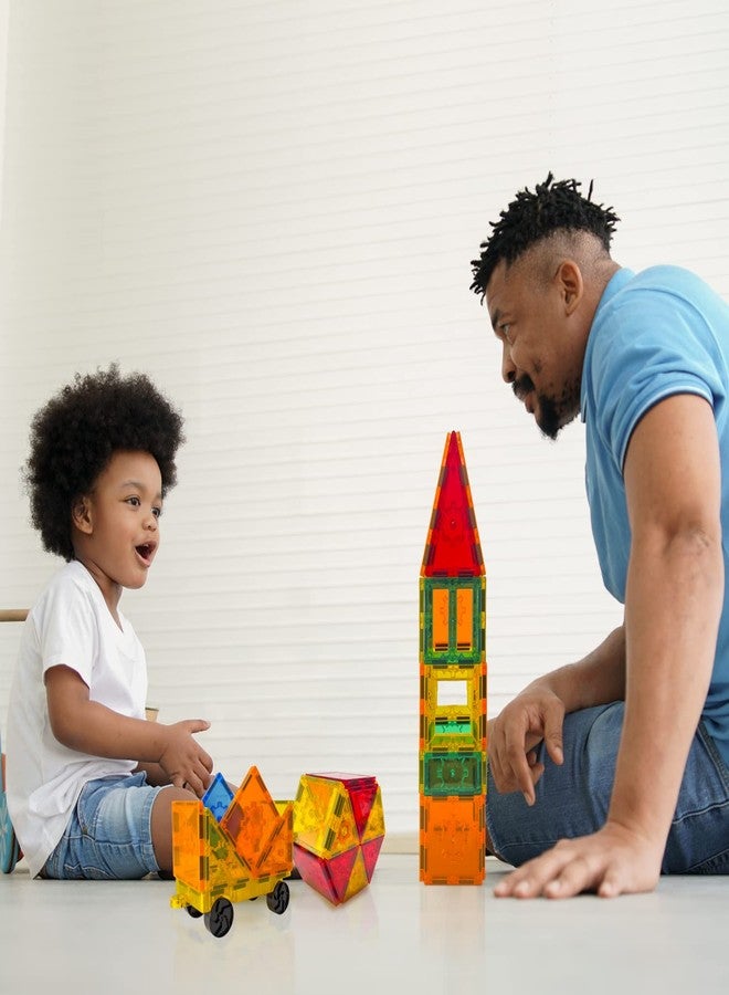 Tytan Tiles 220-Piece Supersized Magnetic Tiles Building Set, 1000s of Creations, Large 3D Castles, Massive Vehicles, & Rocket Ships, Kids’ STEM Toy, Architecture, Innovative Play, Ages 3 and Up - Image 5